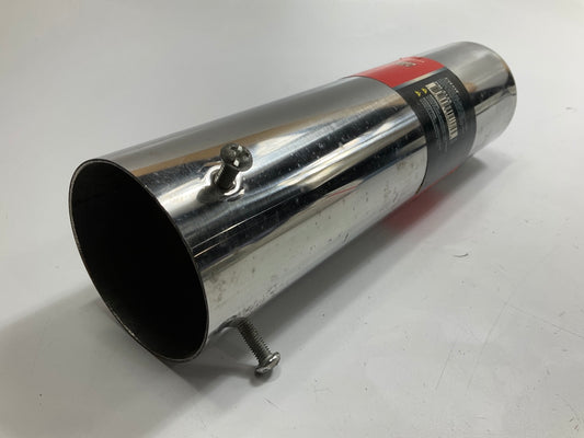 OPEN BOX - Pilot PM5125 Stainless Steel Exhaust Tip 9''x2.5''x2.5'' For 1.75''-2.25''