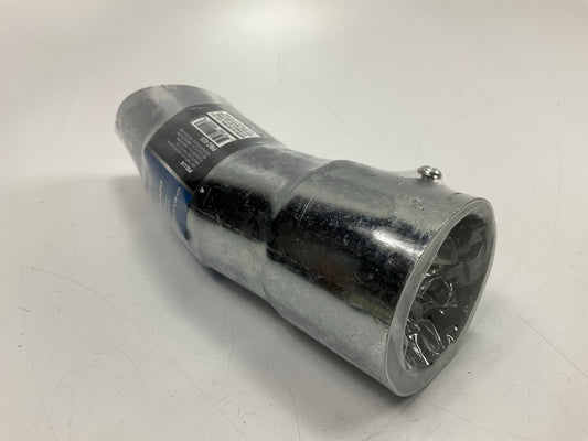 Pilot PMZ020 Chrome Plated Exhaust Tip 8.25'' Long, For 1.75'' To 2'' Exhaust Pipe