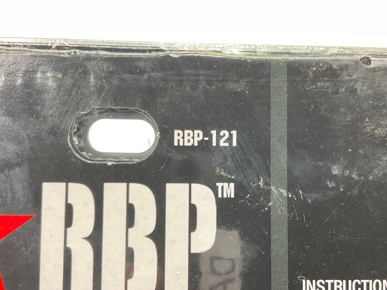 Pilot RBP-121 Black License Frame And Plate Combo With Mesh And Star Logo