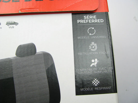 Pilot SC-665 - Grey Seat Cover, Bench Seats With 2 Headrests