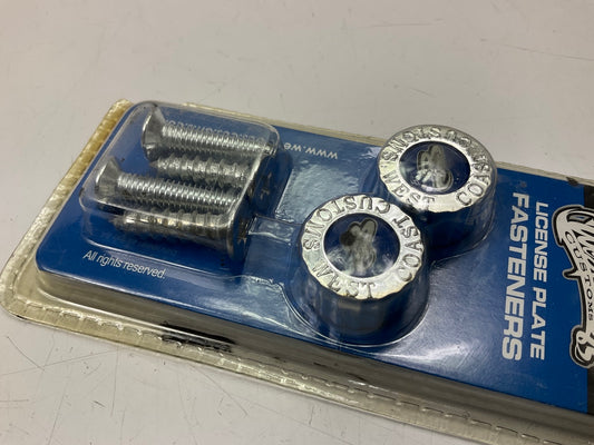 Pilot WCC-1401C License Plate Frame Fastener Bolts '' West Coast Customs''