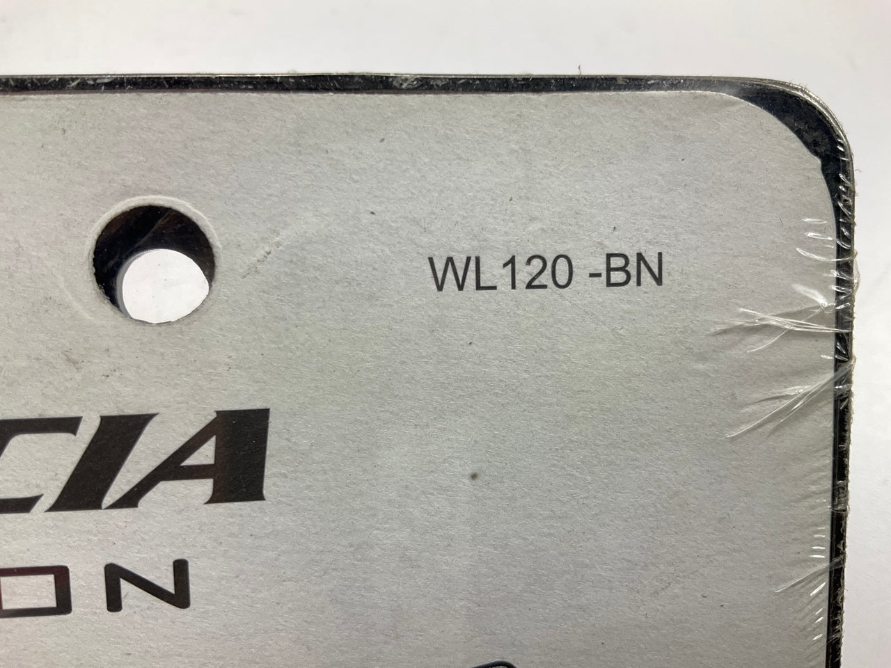 Pilot Automotive WL120-BN Diamond Pattern License Plate Frame, Chrome Plated