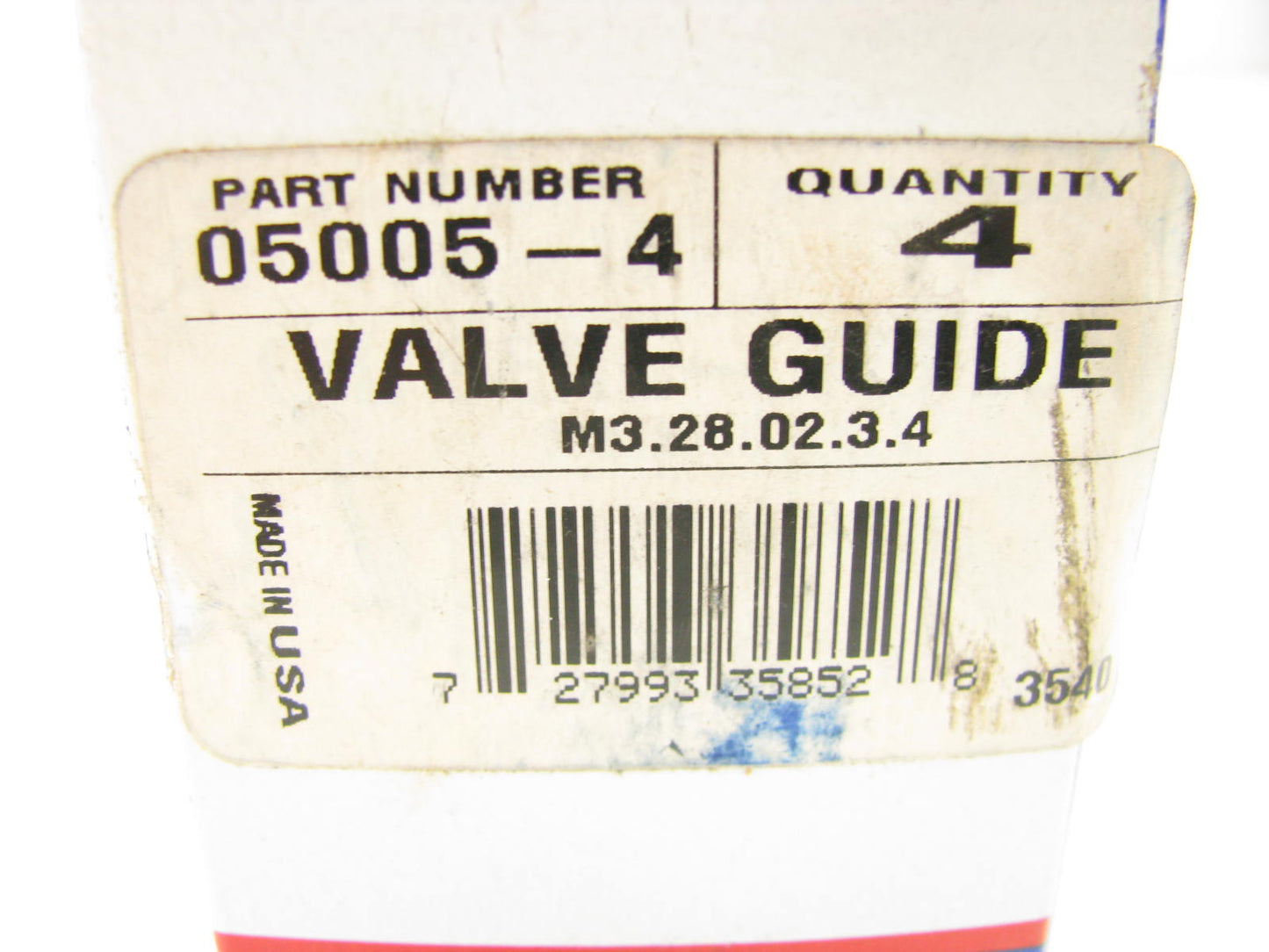 (4) Pioneer 05005 Exhaust Engine Valve Guide