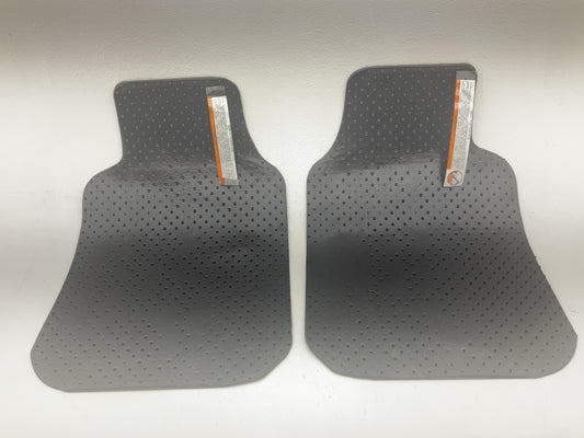 001470R03 Chevy Elite Style Logo Car Truck 2 Front Heavy Duty Rubber Floor Mats