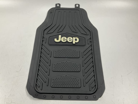 STAINED - Plasticolor 001668 All Weather Rubber Floor Mats 4-Piece Set For JEEP