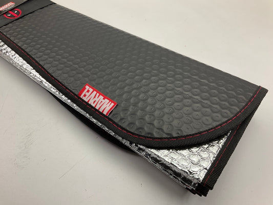 Plasticolor 003854 Marvel Deadpool Black Matte Accordion Sunshade Sun Screen