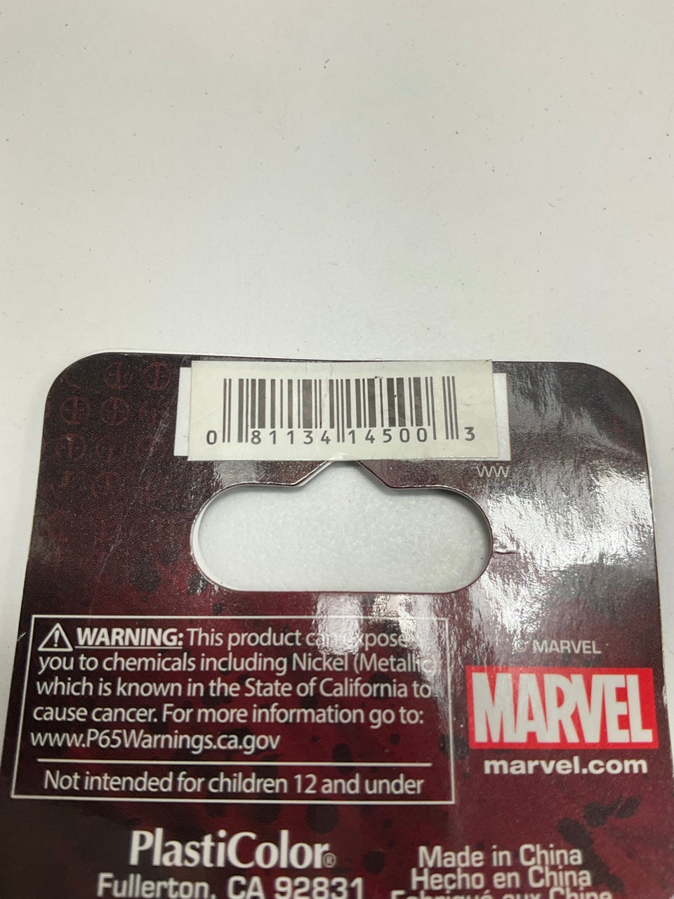 Plasticolor 004500R01 Marvel Deadpool Logo Keychain
