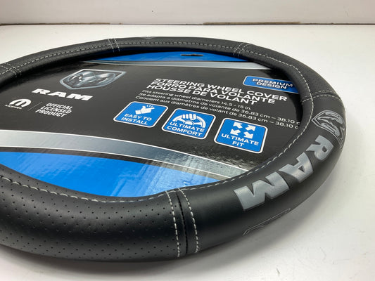 Plasticolor 006697 Steering Wheel Cover For RAM Truck, 14.5''-15'' Diameter Wheel