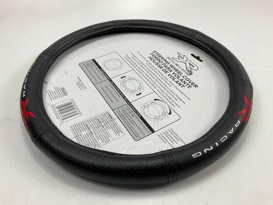 Plasticolor 006723 Universal Steering Wheel Cover, 14-1/2'' - 15'' Diameter