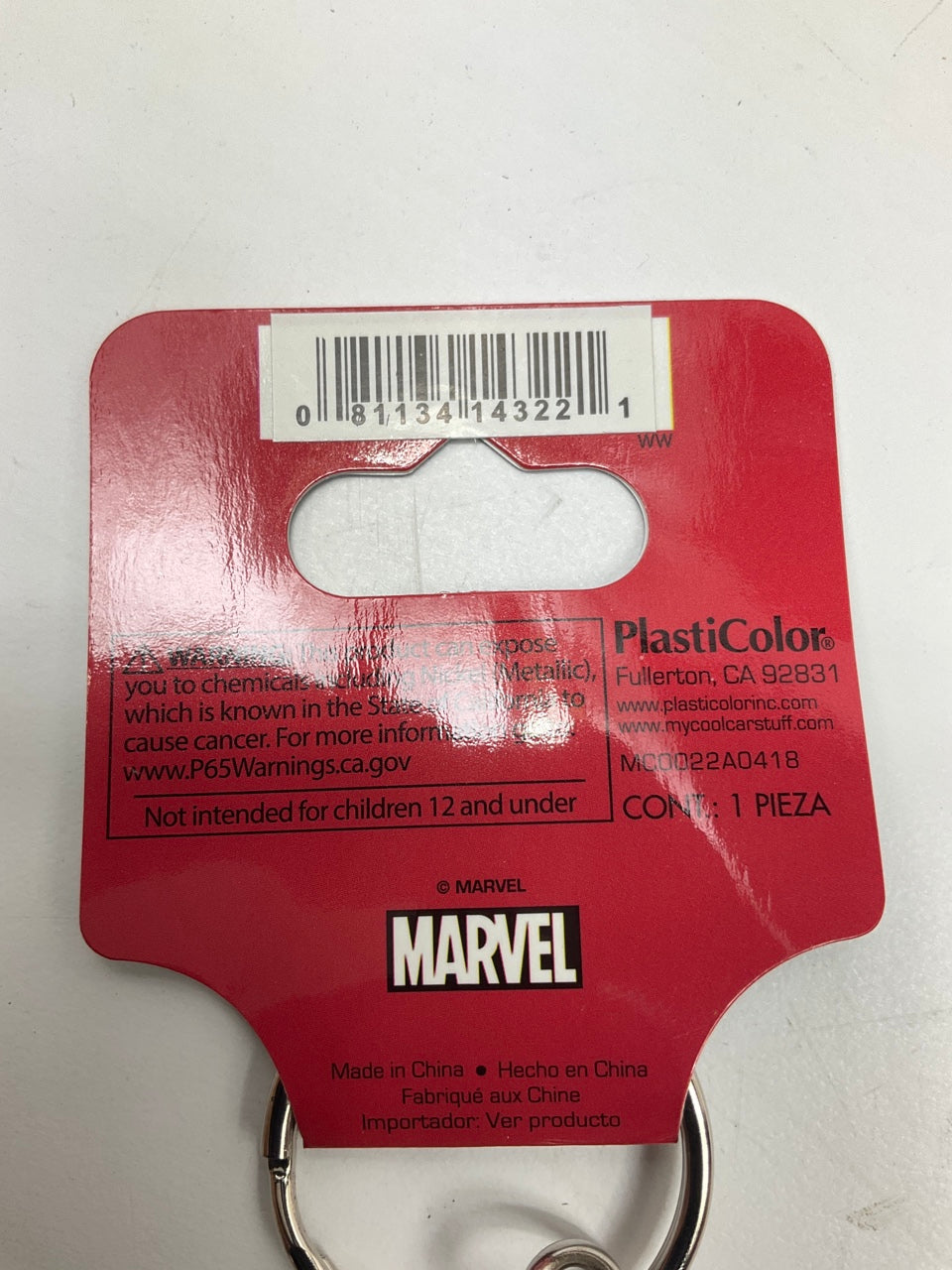 Plasticolor 810279 Swinging Spiderman Key Chain