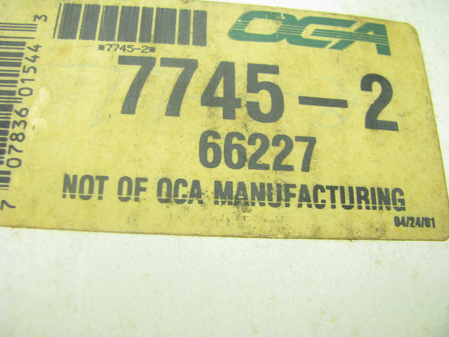 Platinum Oca 7745-2 Remanfactured Alternator - Ford 80 Amp