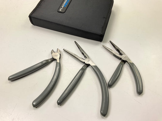 Platinum PLT-99783 3-Piece Pistol Grip Pliers Set