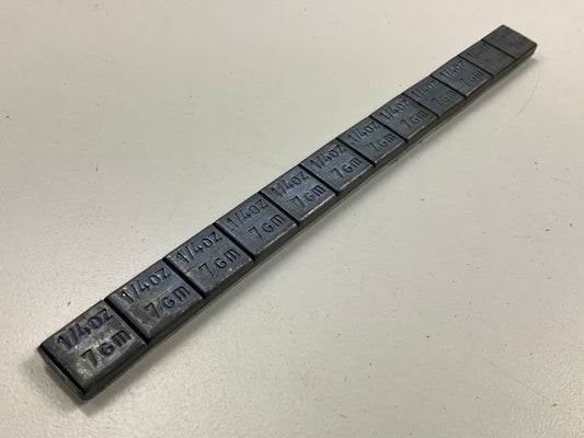 Plombco 100360 StickPro 30 Strips Of 12 Segments 0.25 Oz Ea Wheel Weights
