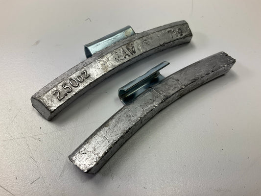 Plombco AW-2-50 Wheel Weights 2.50 Oz Each, Box Of 50