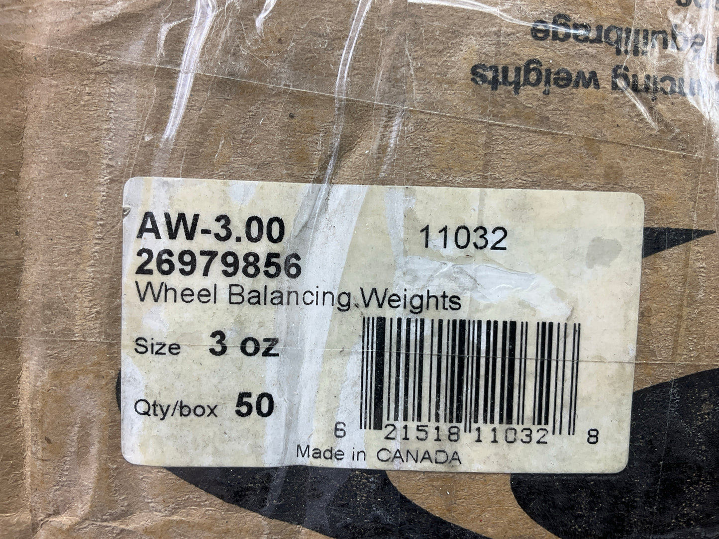 Plombco AW-3-00 Wheel Balancing Weights 3 Oz Each, Box Of 50