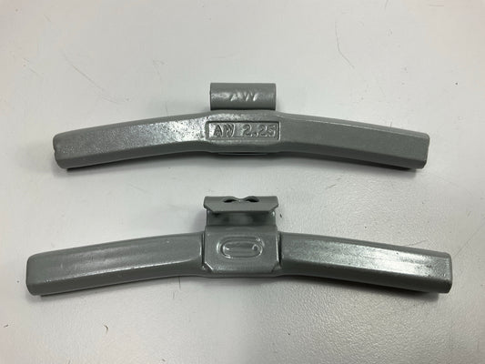 Plombco AWFE-2-25 2.25 Oz (2-1/4 Oz) Coated, Steel Clip-on Wheel Weights 25 Pack
