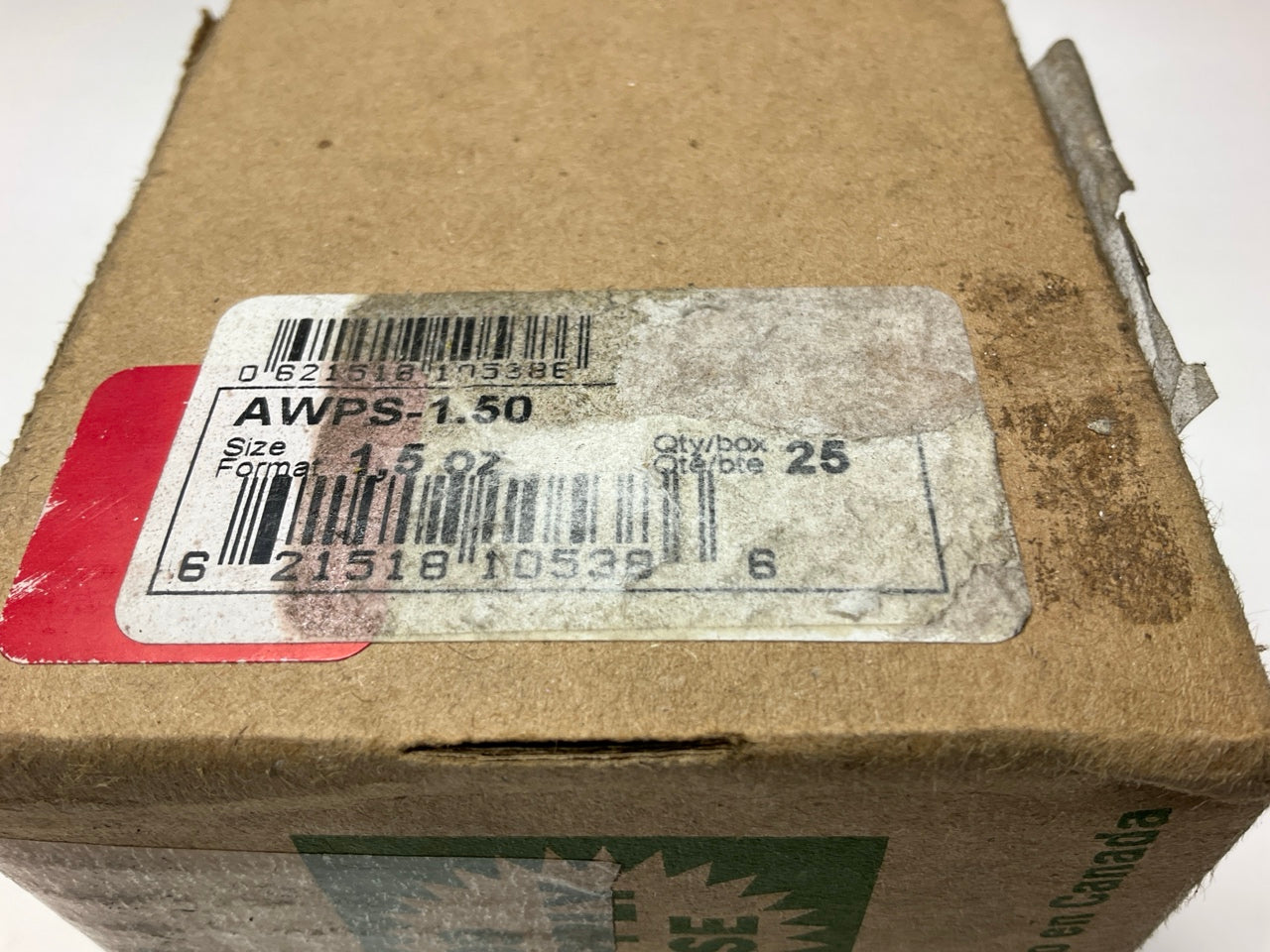 Plombco AWPS-1-50 Wheel Weights 1.50 Oz - Box Of 25