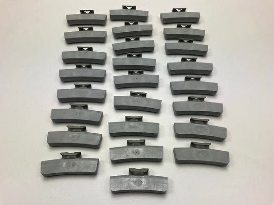 Plombco ENPS-10 Wheel Balancing Weights, 0.35oz, 25 Pcs (Plastic Over Steel)