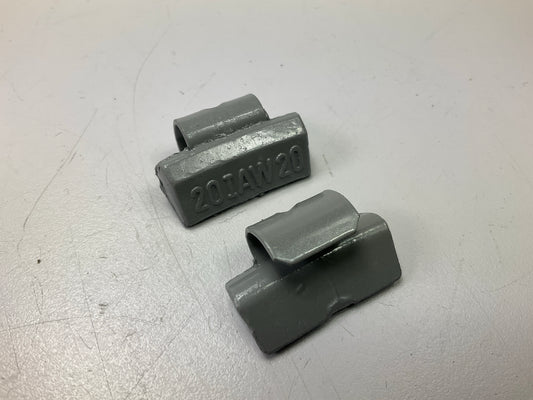 Plombco IAWS-20 Wheel Balancing Weights, 0.71 Oz - Box Of 25