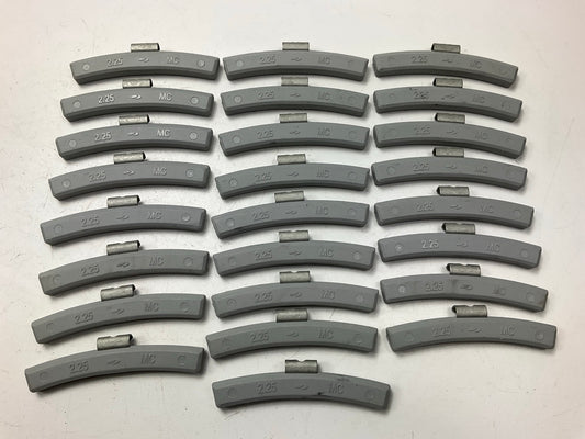 Plombco MCPS-2-25 Wheel Weights 2.25 Oz Each - Box Of 25