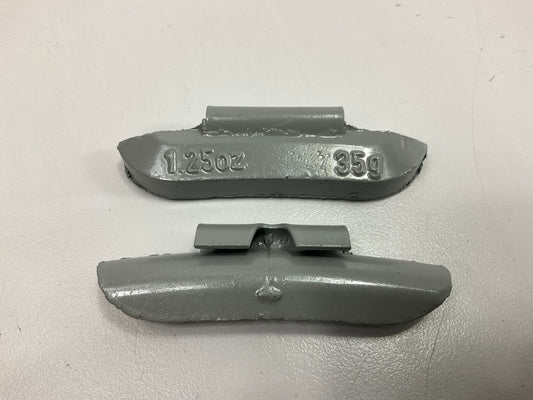 Plombco REGS-1-25 REGS 1.25 Oz (35 Gram) Wheel Weights (1-1/4 Oz) - 25 / Pack