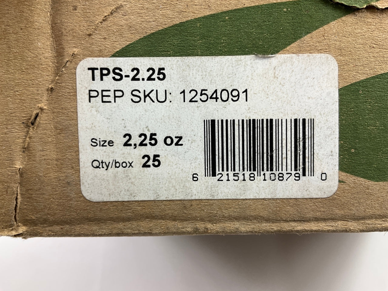 Plombco TPS-2-25 Wheel Balancing Weights - 2.25 Oz Each - Box Of 25 Pcs