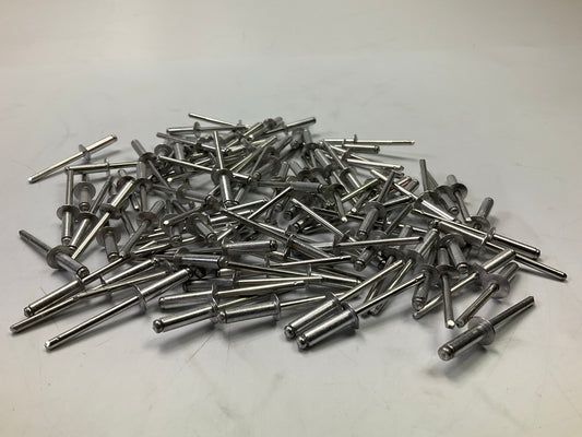 POP 59492 - 3/16'' X 1/2'' SAE Aluminum Medium Head Silver Blind Rivets, 100 Pack