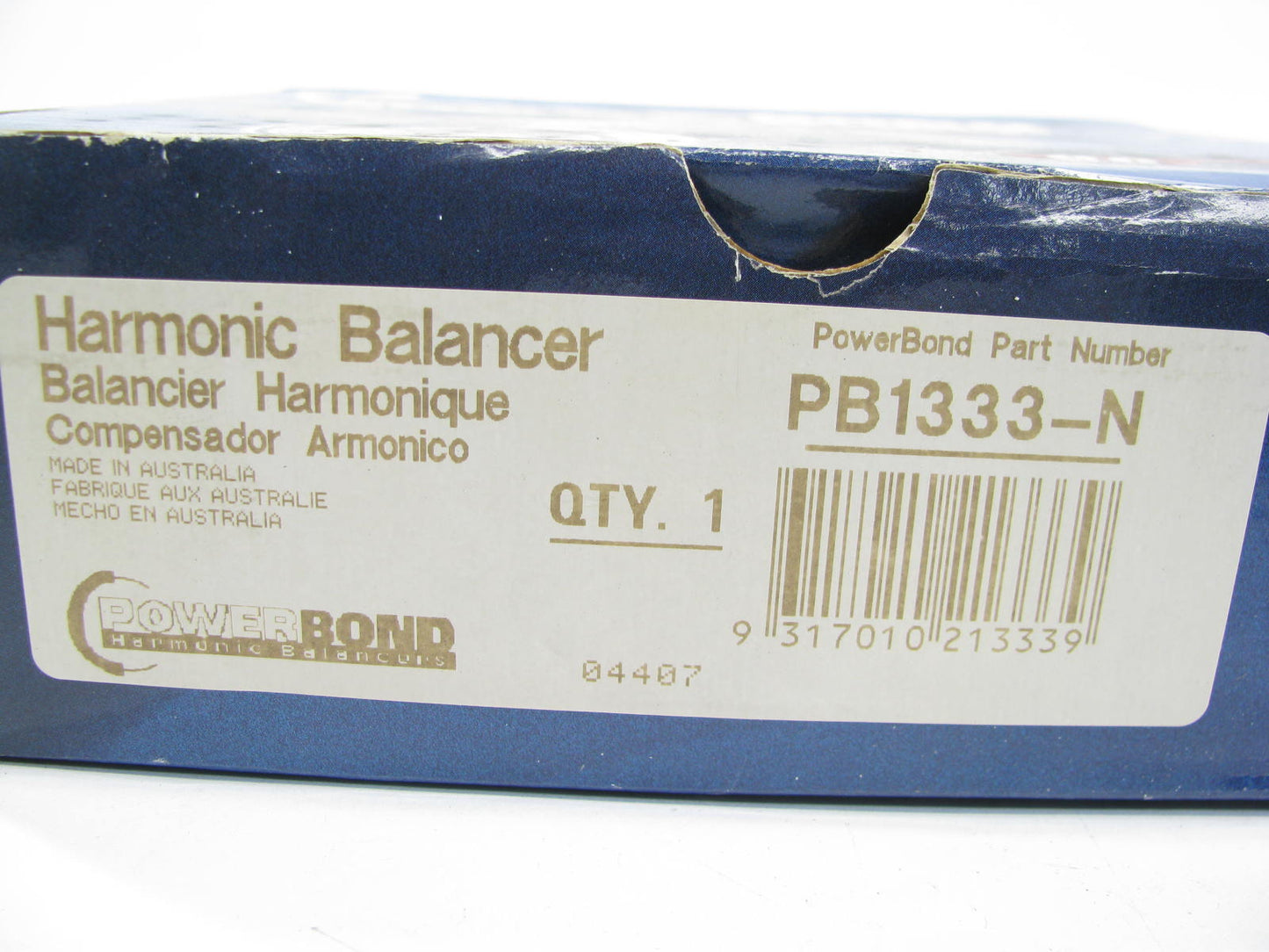 Powerbond PB1333-N Engine Harmonic Balancer 1989-1990 Saab 9000 2.0L 2.3L-L4