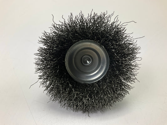 ( 10 Pieces) Powerbuilt 642488 3'' Crimped Coarse Steel Wire Cup Brush For Metal