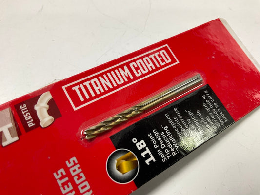 Powerbuilt 642611 1/16'' Titanium Coated Drill Bit - 2 Pack