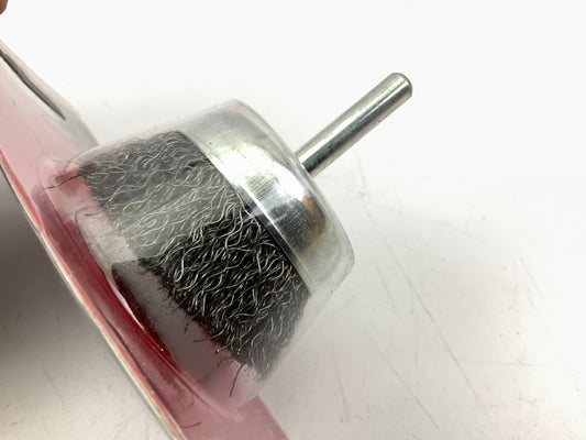 Powerbuilt 642629 2'' Coarse Crimped Wire Cup Brush For Removing Rust Or Paint
