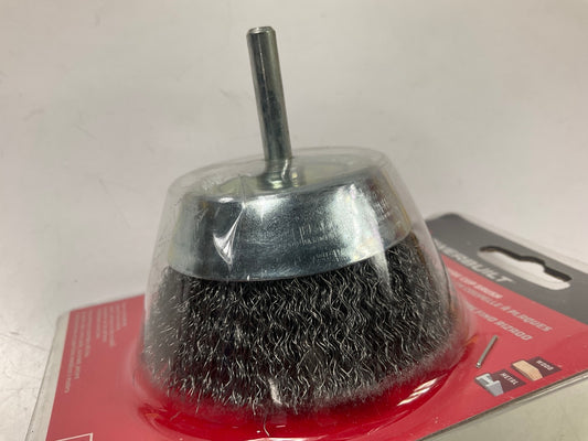 Powerbuilt 642631 3'' Fine Crimped Wire Cup Brush