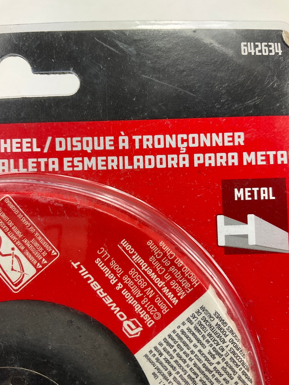 Powerbuilt 642634 4-1/2'' Metal Grinding Wheel Disc
