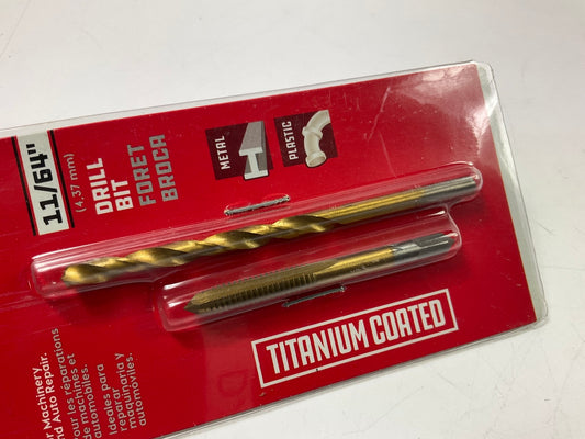 Powerbuilt 642642 12-24Nc Tap &11/64'' Drill Bit