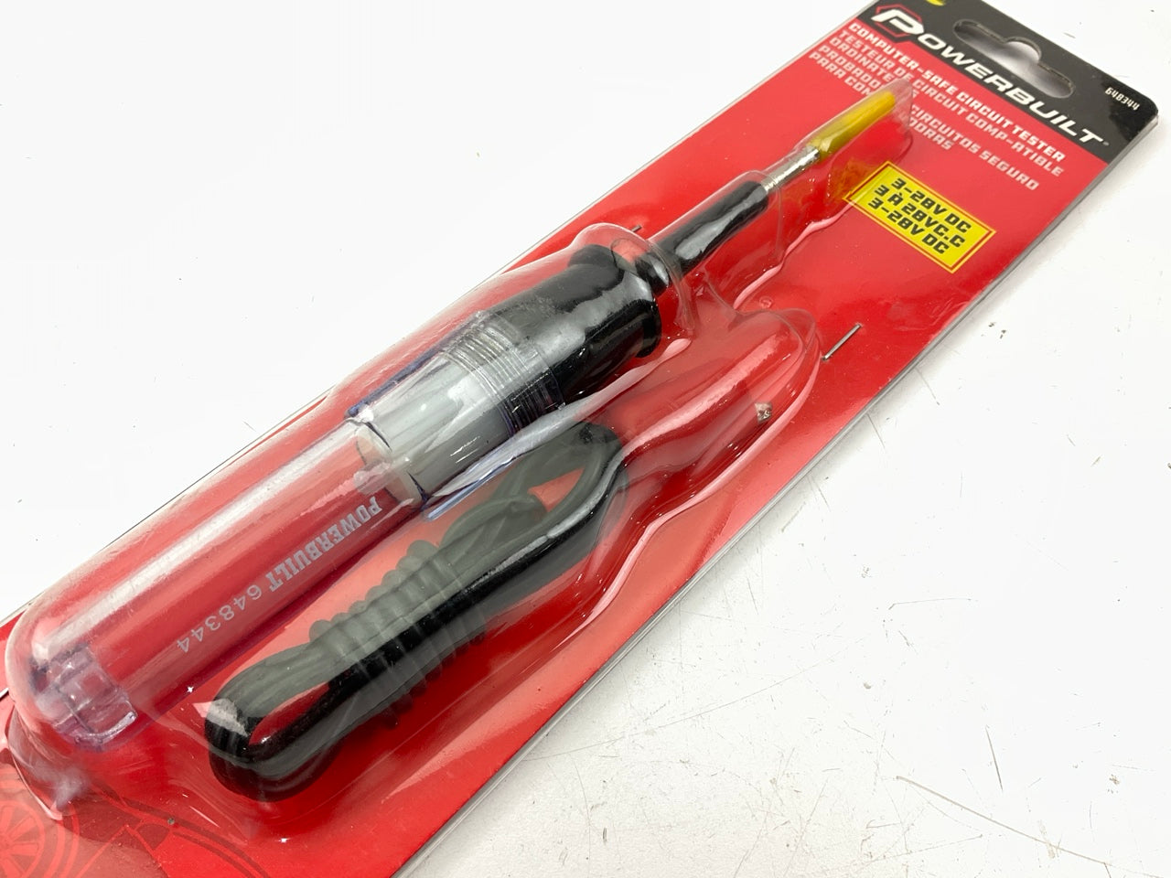 Powerbuilt 648344 Computer Safe Circuit Tester, Alligator Clip, 42 Inc ...