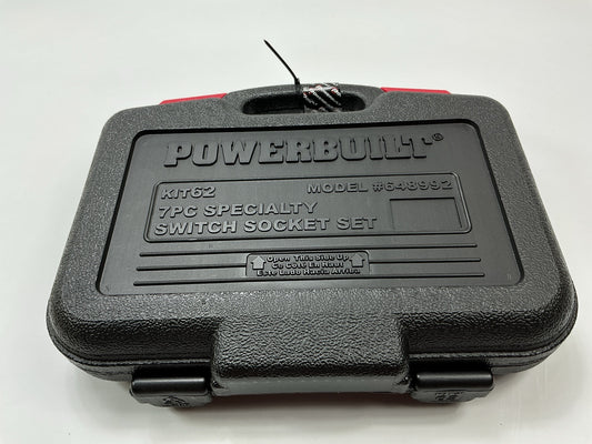 Powerbuilt 648992 7 Piece Specialty Switch & Sensor Socket Kit