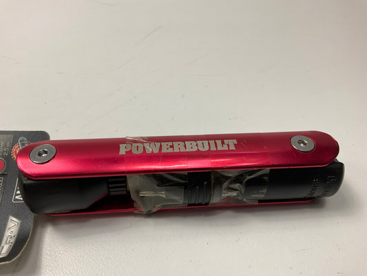 Powerbuilt 940905 12-in-1 Precision Ratcheting Bit Driver With 12 Bits