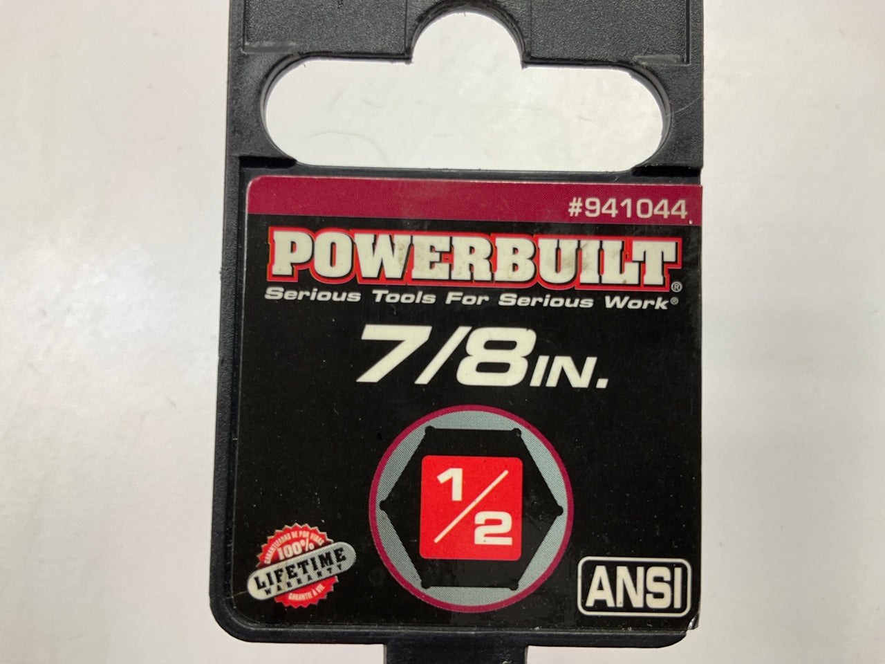 Powerbuilt 941044 1/2 Inch Drive X 7/8 Inch Thin Wall Color Lug Nut Socket