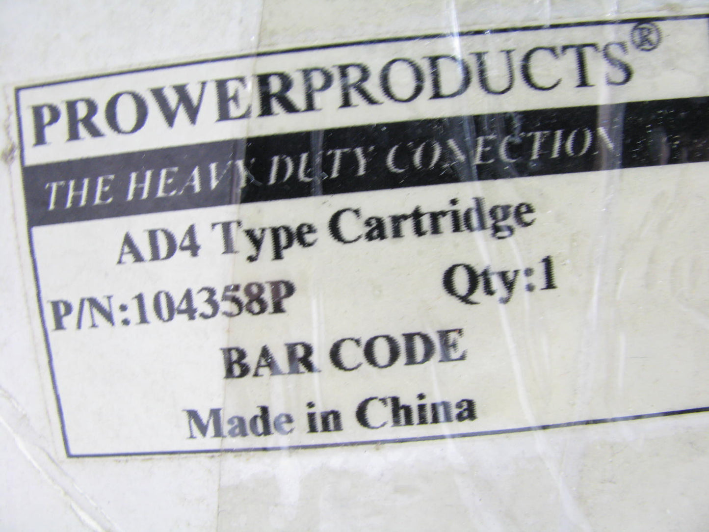 Powerproducts 104358P AD4 Replacement Air Dryer Dessicant Cartridge