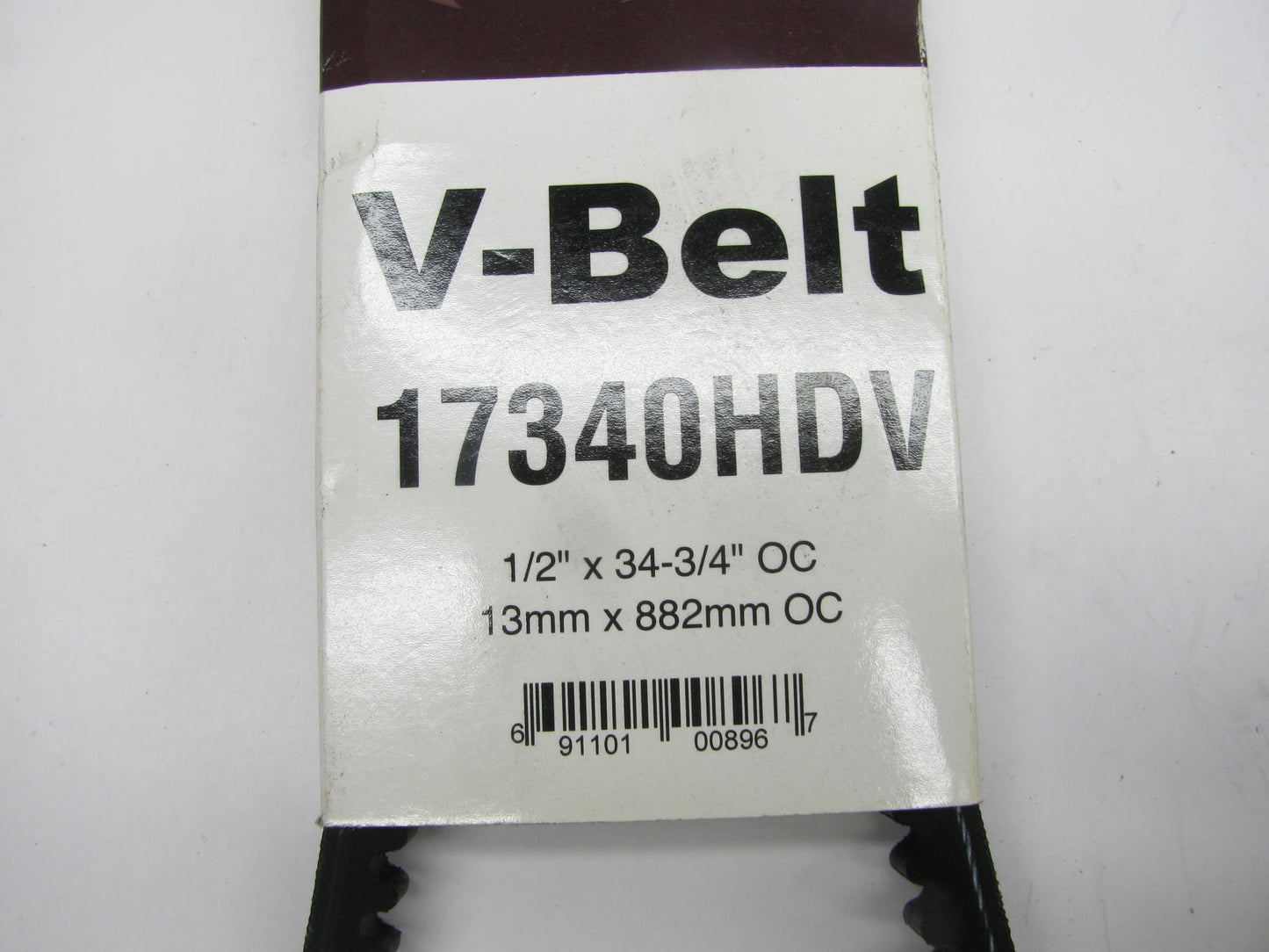 Powerproducts 17340HDV Accessory Drive Belt - 0.53'' X 34.00'' - 36 Degree