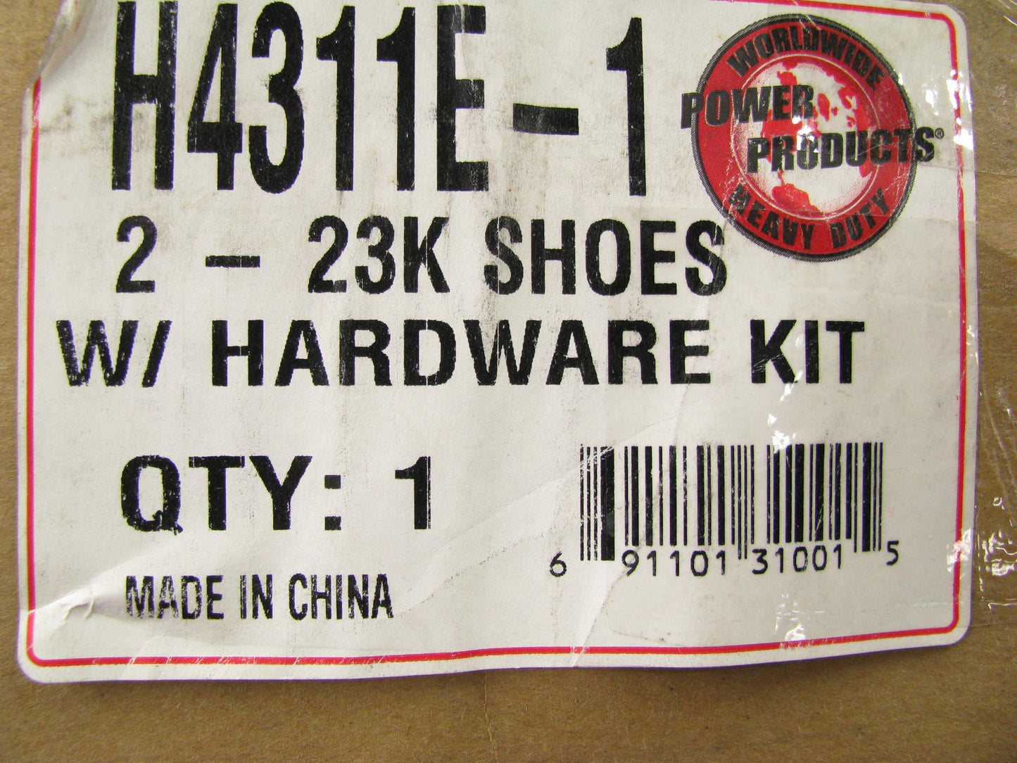 Power Products 23K Standard Lined Brake Shoe H4311E-1
