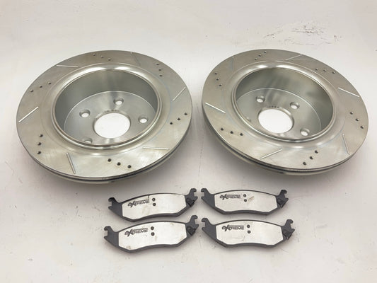 Powerstop K2172-36 Z36 Rear Performance Brake Rotor Upgrade Kit W/ Brake Pads