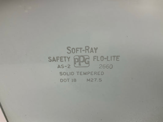 NOS PPG D5361 Right Passenger Door Glass #2 1975-1980 Monza, 1976-1980 Sunbird