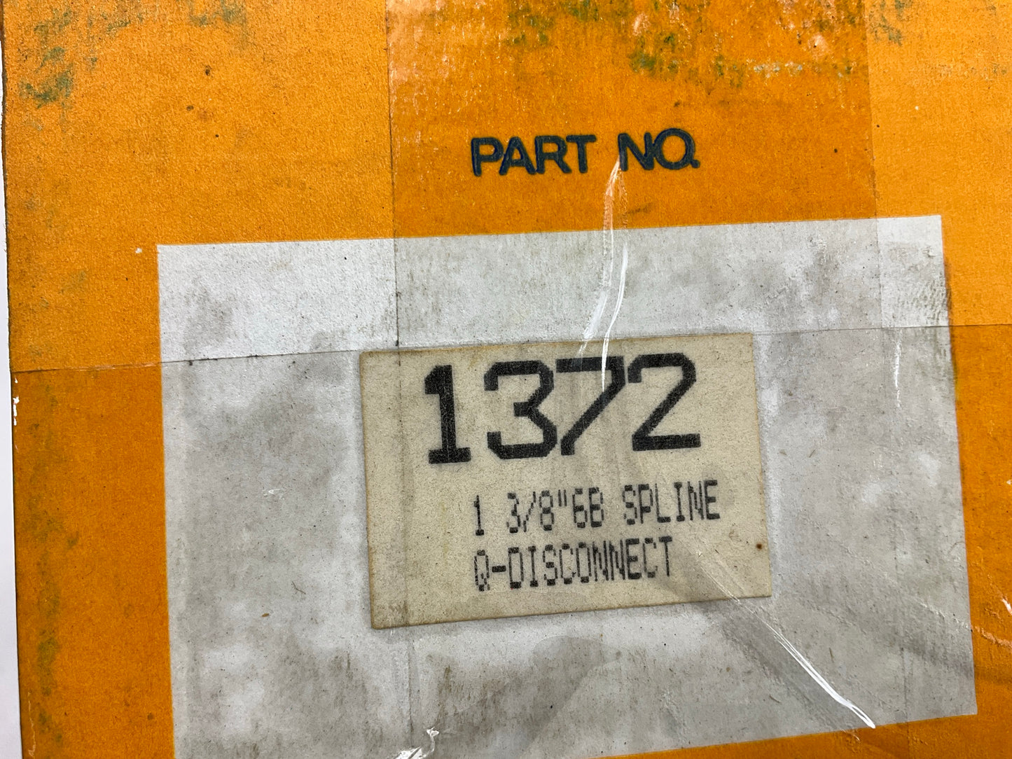 Precision 1372 Implement Yoke, 2200 Series, 1-3/8'' X 6 Spline, Pin Type