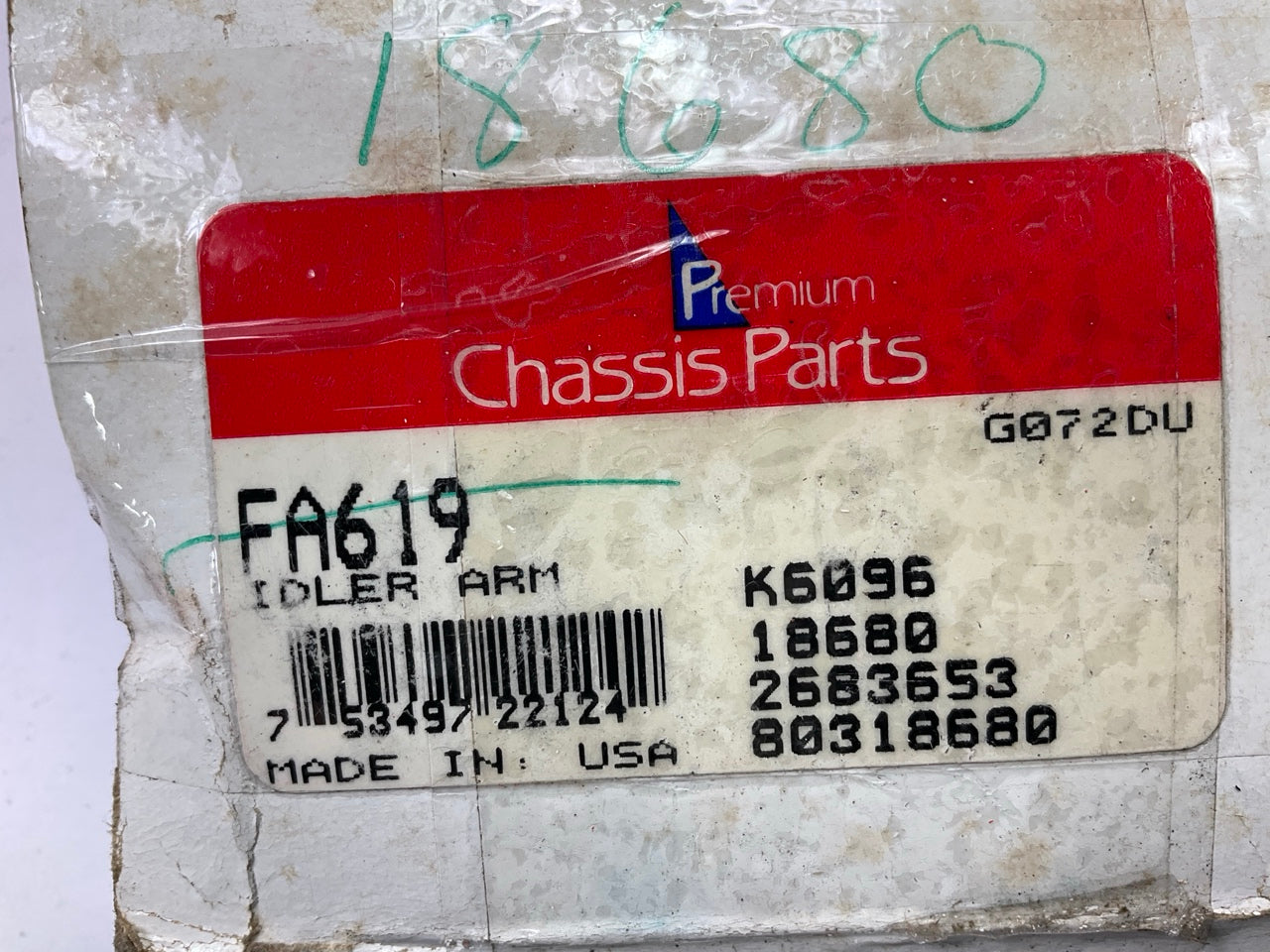 Premium Chassis Parts FA619 Steering Idler Arm