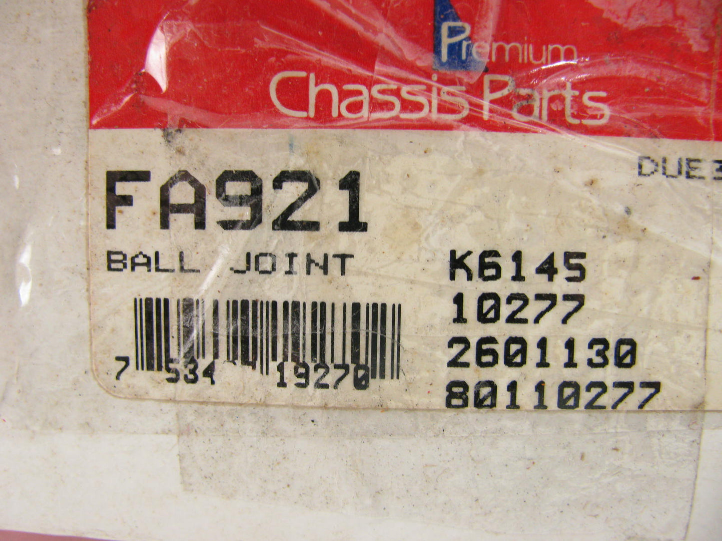 Premium Chassis Parts FA921 FRONT LOWER Suspension Ball Joint