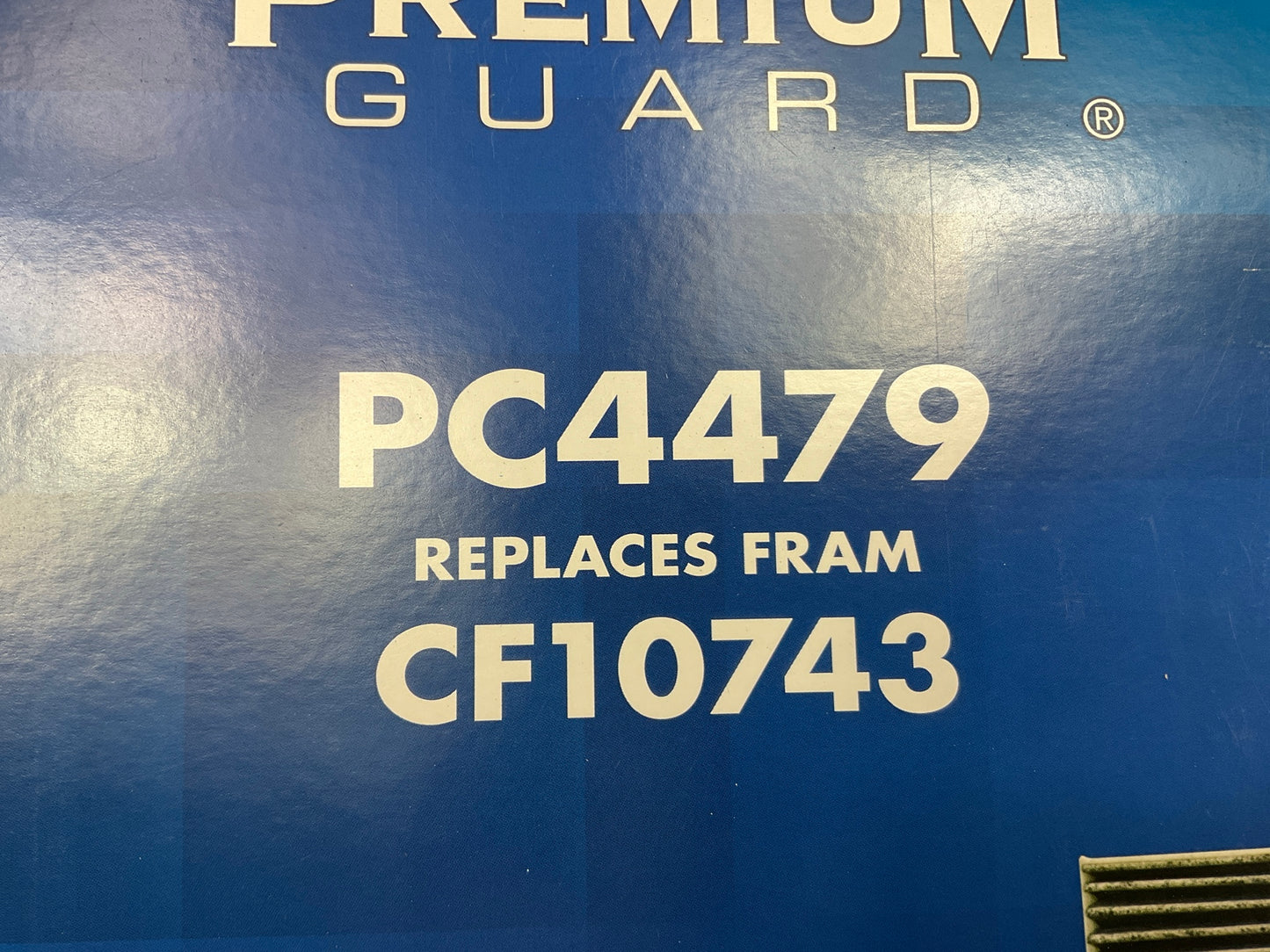 Premium Guard PC4479 Cabin Air Filter