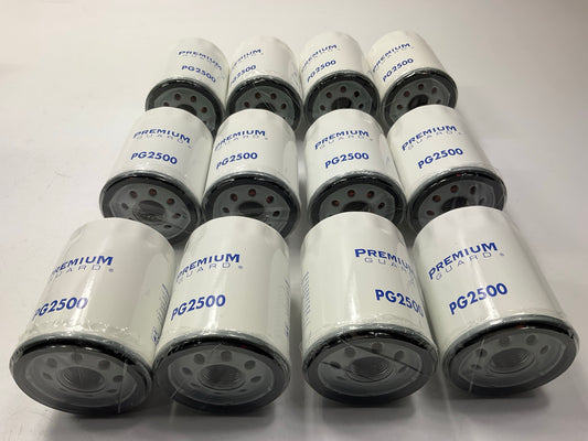 (12) Premium Guard PG2500 Engine Oil Filter