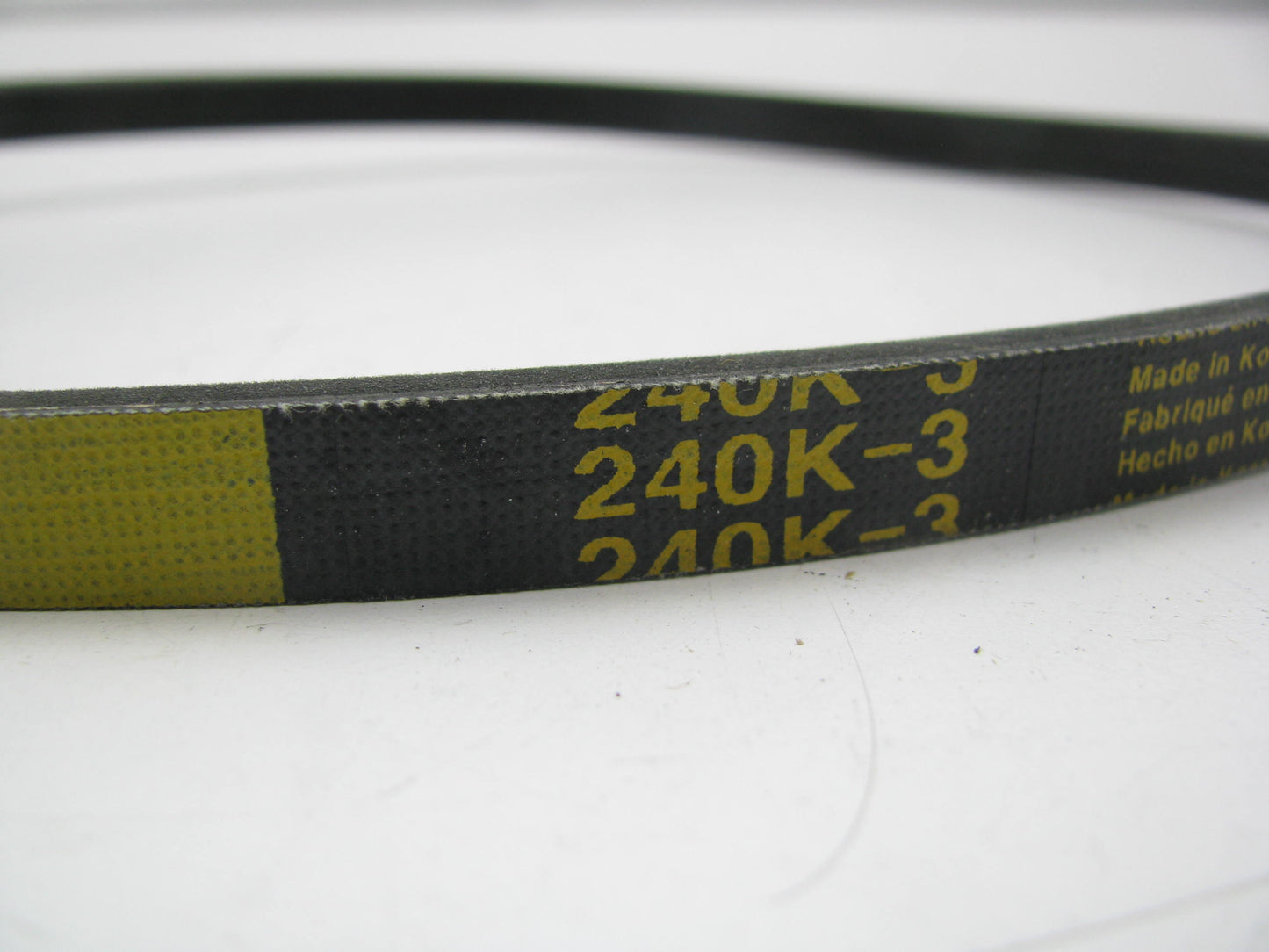 Prestone 240K-3 Serpentine Belt - 0.42'' X 24.50'' - 3 Ribs