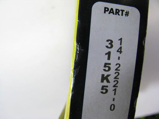 Prestone 315K5 Serpentine Belt - 0.69'' X 32.00'' - 5 Ribs